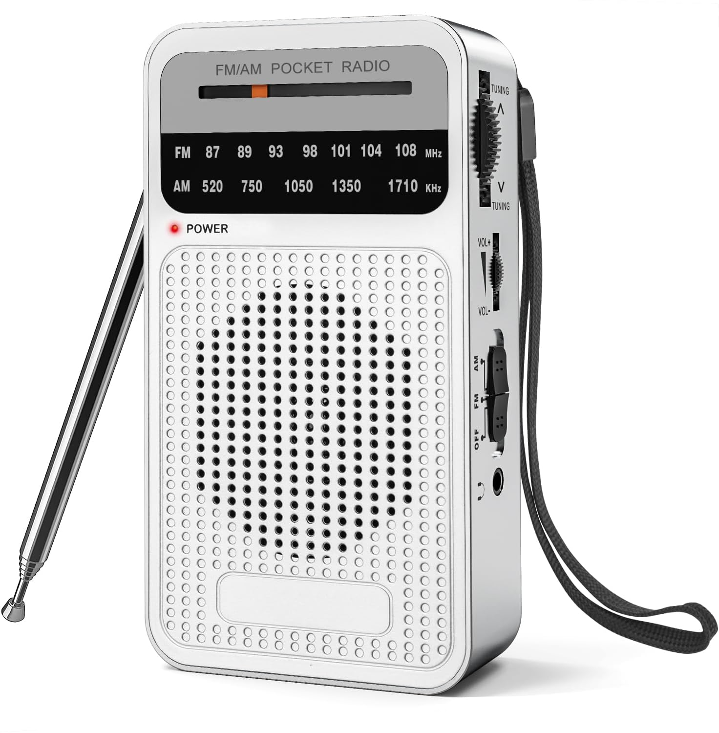 Radio Portable, Radio Transistor Am FM Multifonctionnelle Avec Prise Casque, Haut-Parleur, Mini Radio à Piles Pour Maison, Voyage, Camping, Travail, L'urgence, Cadeau Vintage Pour Personnes âgées