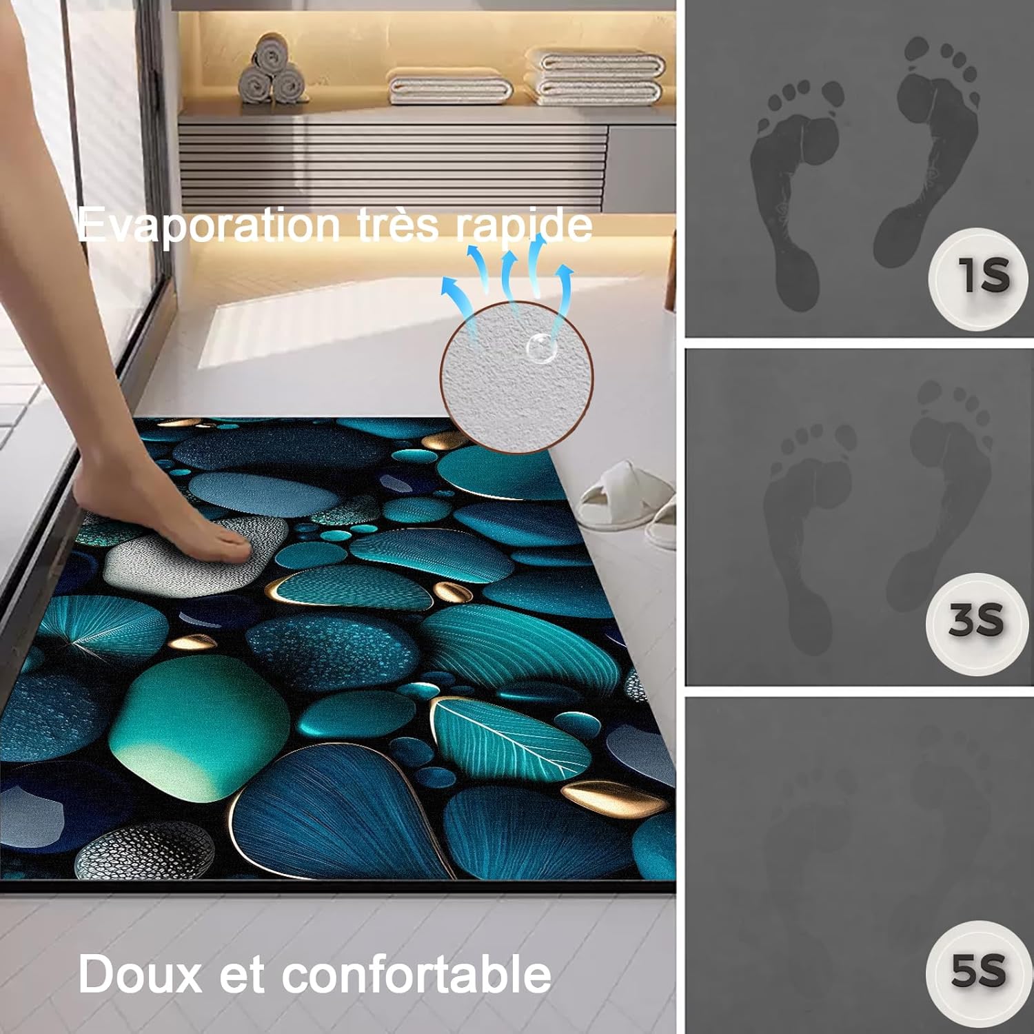 Tappetini In Silicone Alimentare 50x60 Cm Con Righello Stampato - Antiscivolo, Lavabili In Lavastoviglie, Per Pasticceria, Pizza E Pane (Nero)