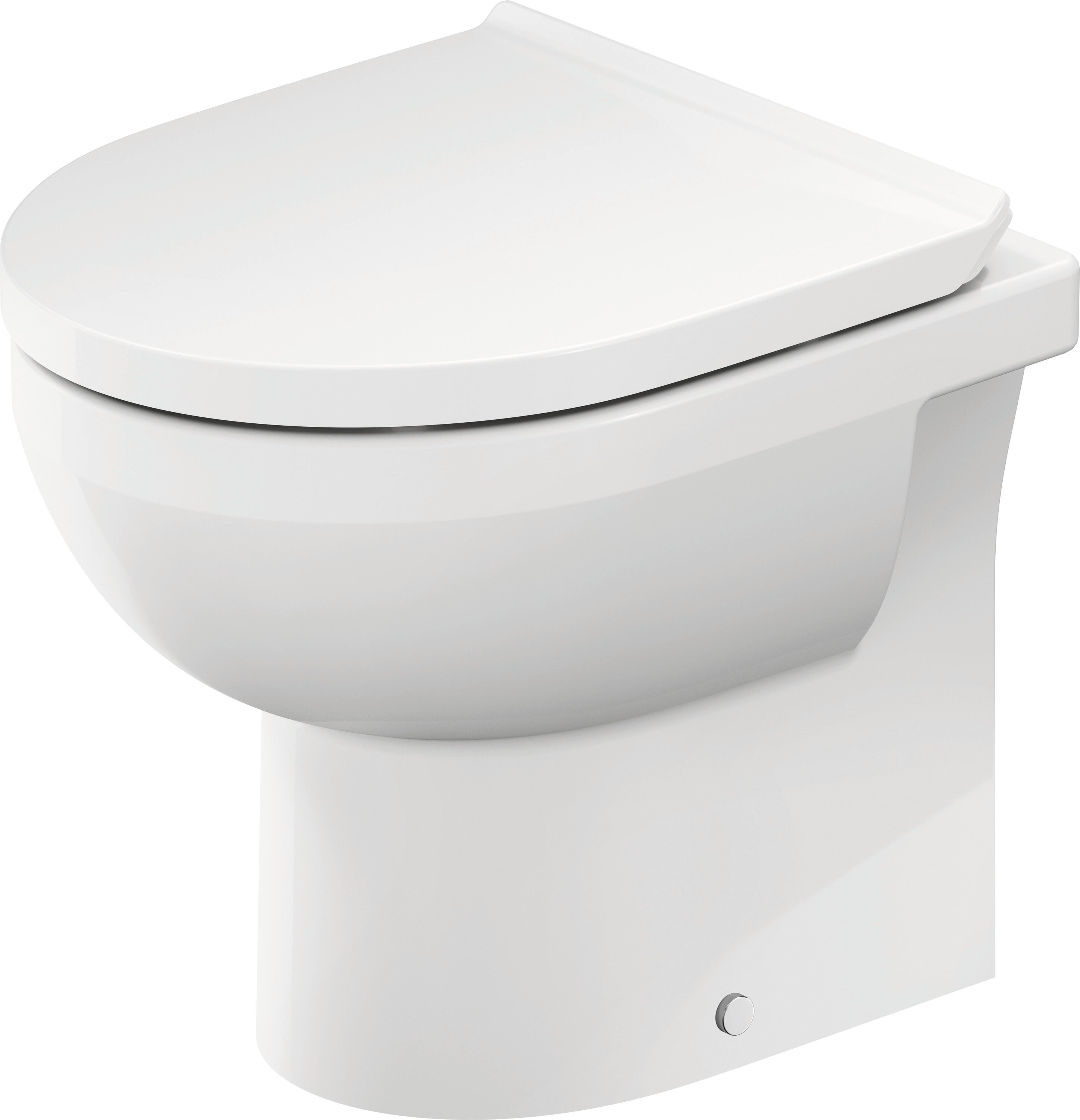 Duravit No.1 WC au sol, rimless, 370x480mm, sortie horizontale ...