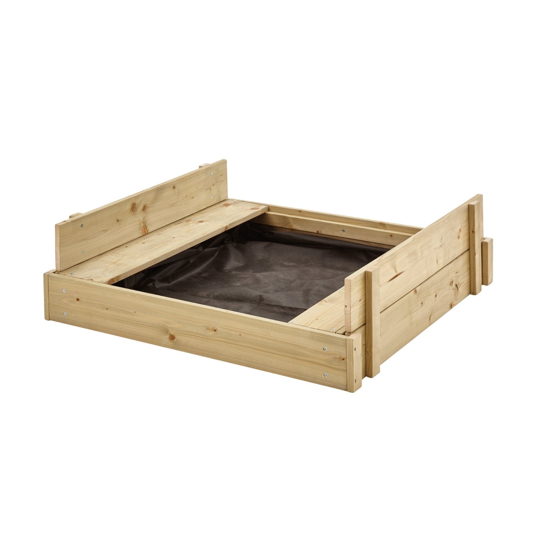 Bac à sable bois FSC® avec bancs intégrés - 5