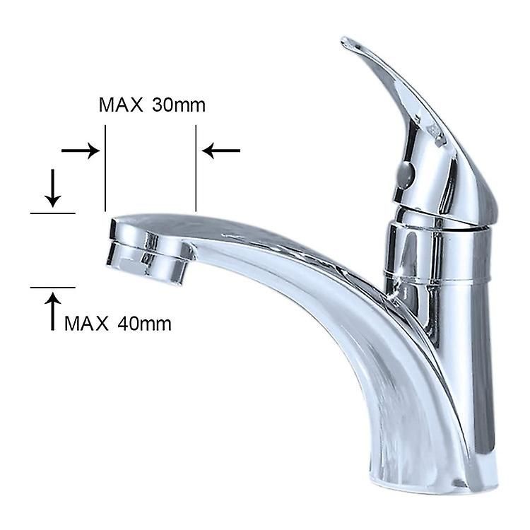 Raccord universel 2 pièces pour tuyau d'arrosage, mitigeur, adaptateur pour robinet de cuisine - 3