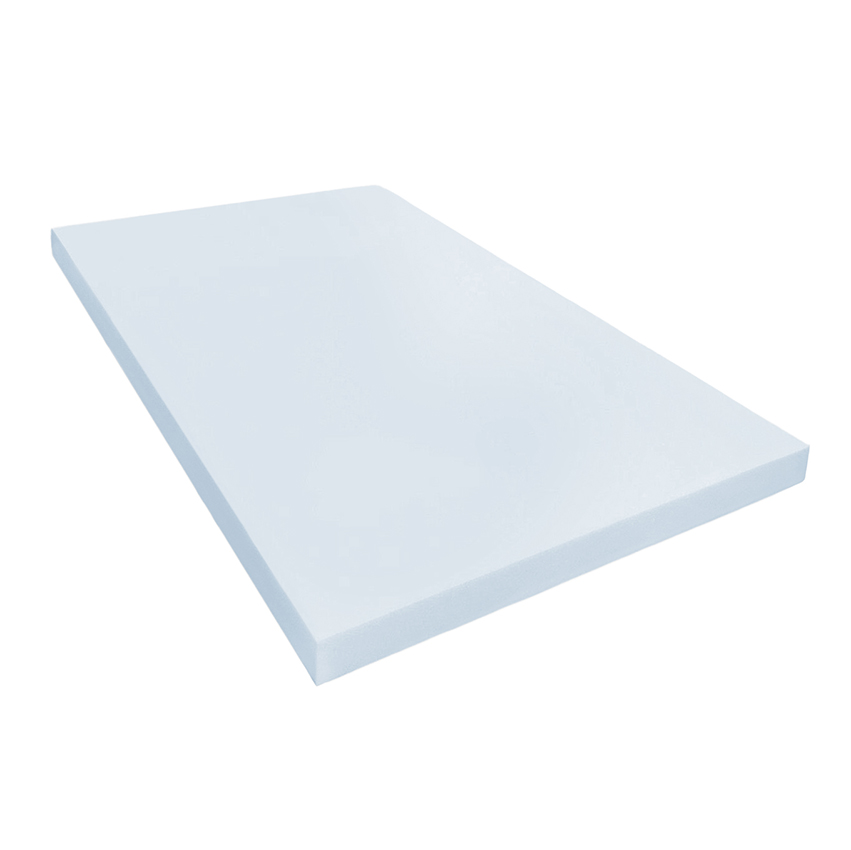 Plancha de espuma poliuretano multiusos - medida: 100 x 200 x 9 cm de grosor - dureza media - densidad 25 kg/m3