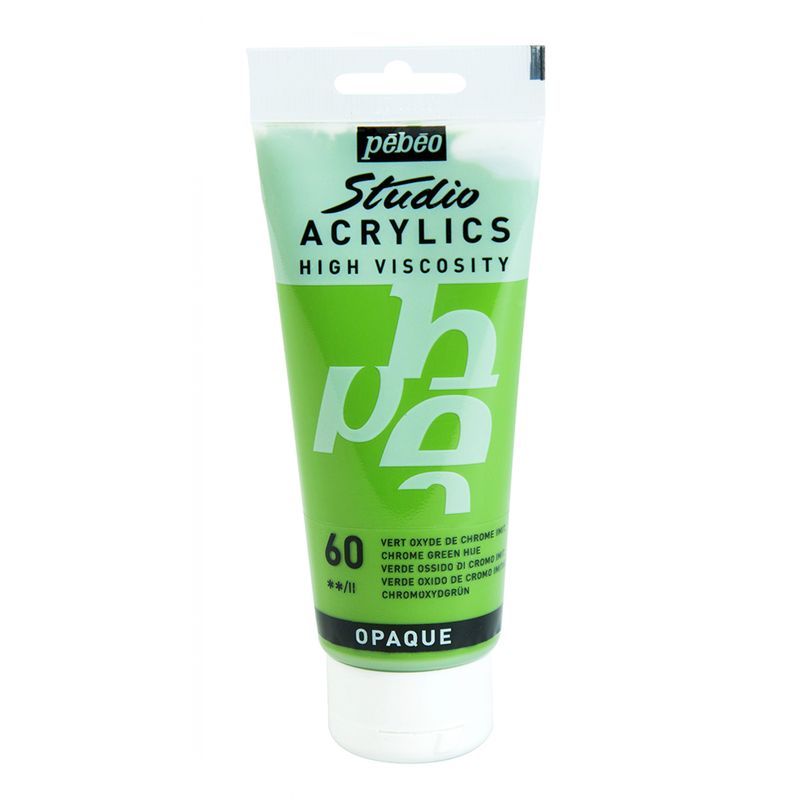 Peinture acrylique opaque - Vert clair - 100 ml - Pébéo | Leroy Merlin