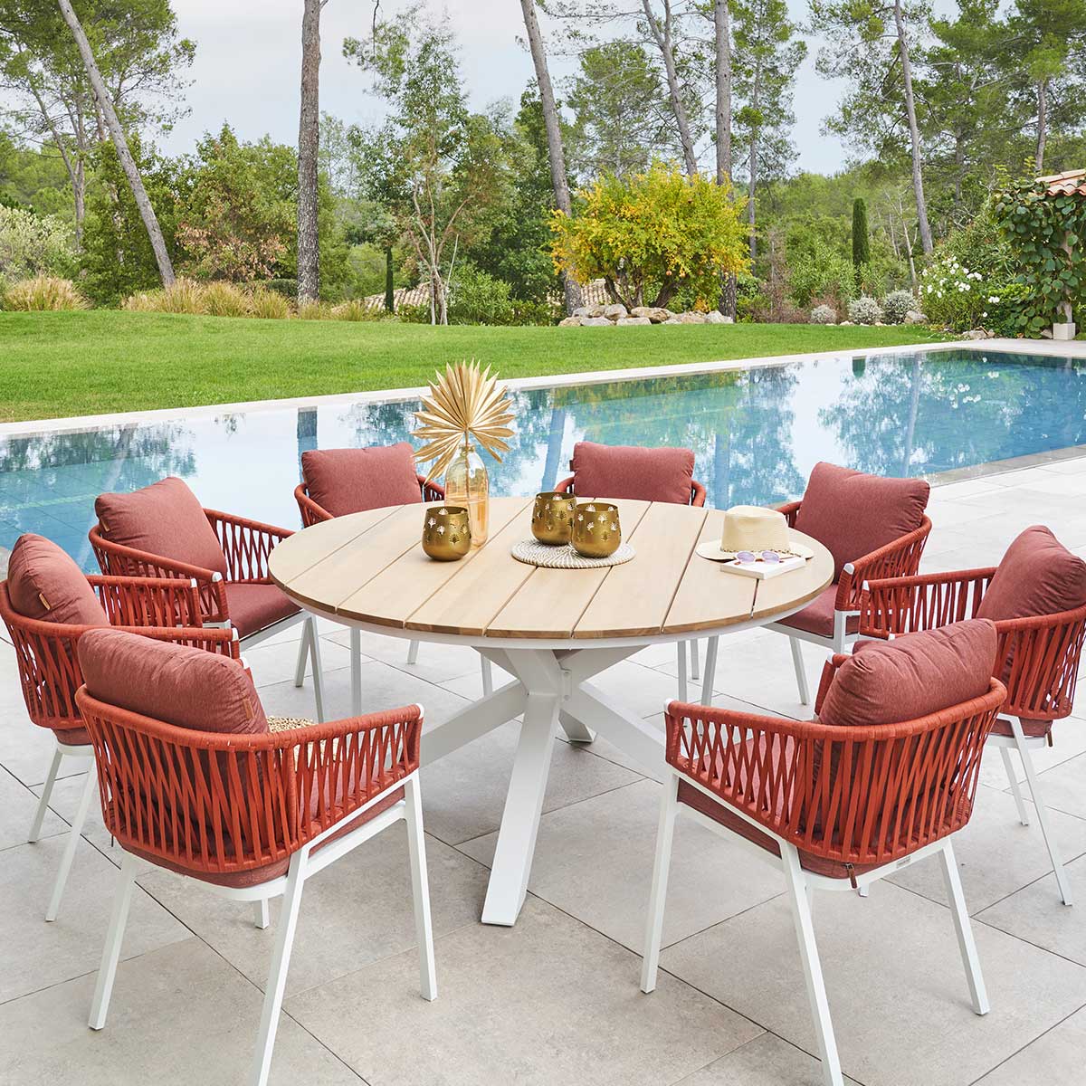 Hespéride - Tavolo da giardino rotondo 