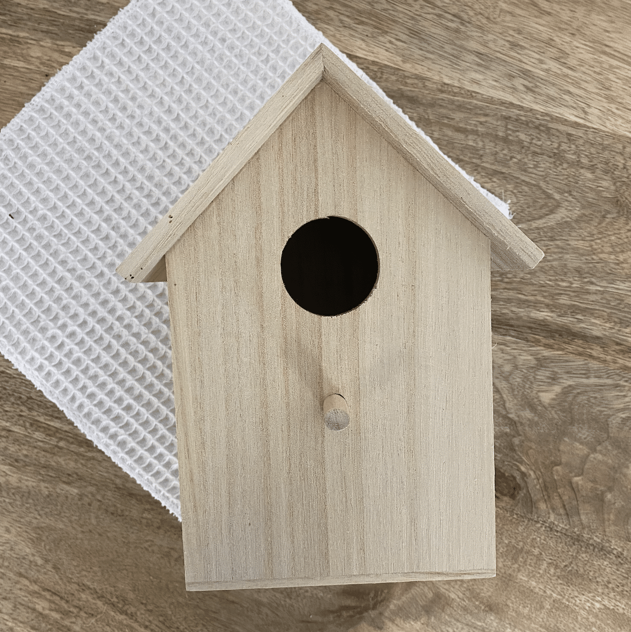 Nichoir Hexagonal En Bois Avec Support - Toit Bitumé - Mangeoire Pour Oiseaux Taille XL - DARLUX