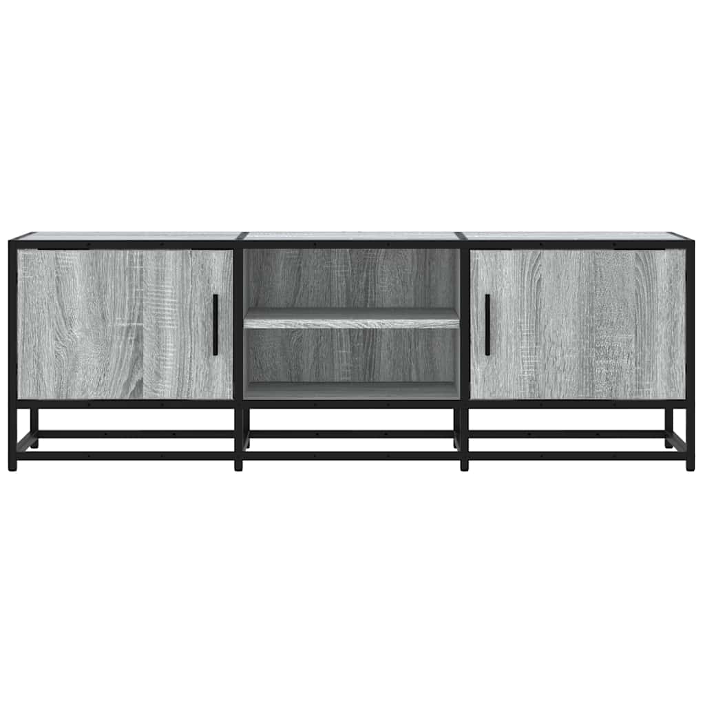 Maison Exclusive - Meuble TV sonoma gris 120x35x41 cm bois d'ingénierie et métal - 4