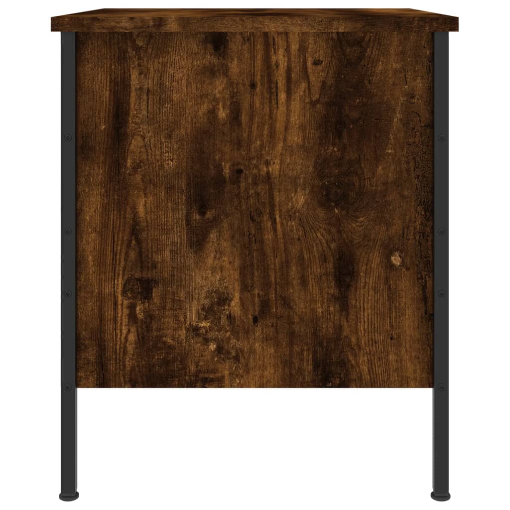 Maison Exclusive - Tables de chevet 2 pcs chêne fumé 40x42x50 cm bois ingénierie - 8