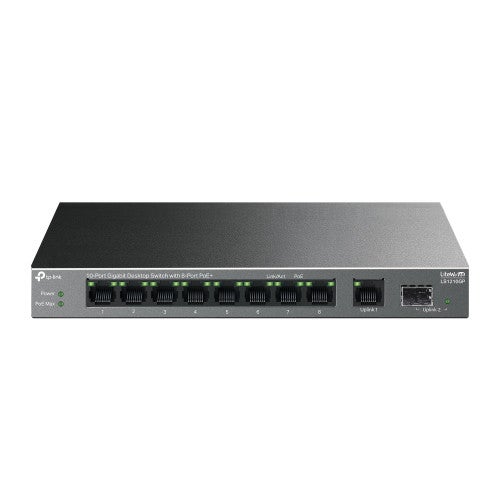 Switch TP-Link LS1210GP 9 Puertos Gigabit PoE+ SFP No Gestionable - Imagen 4