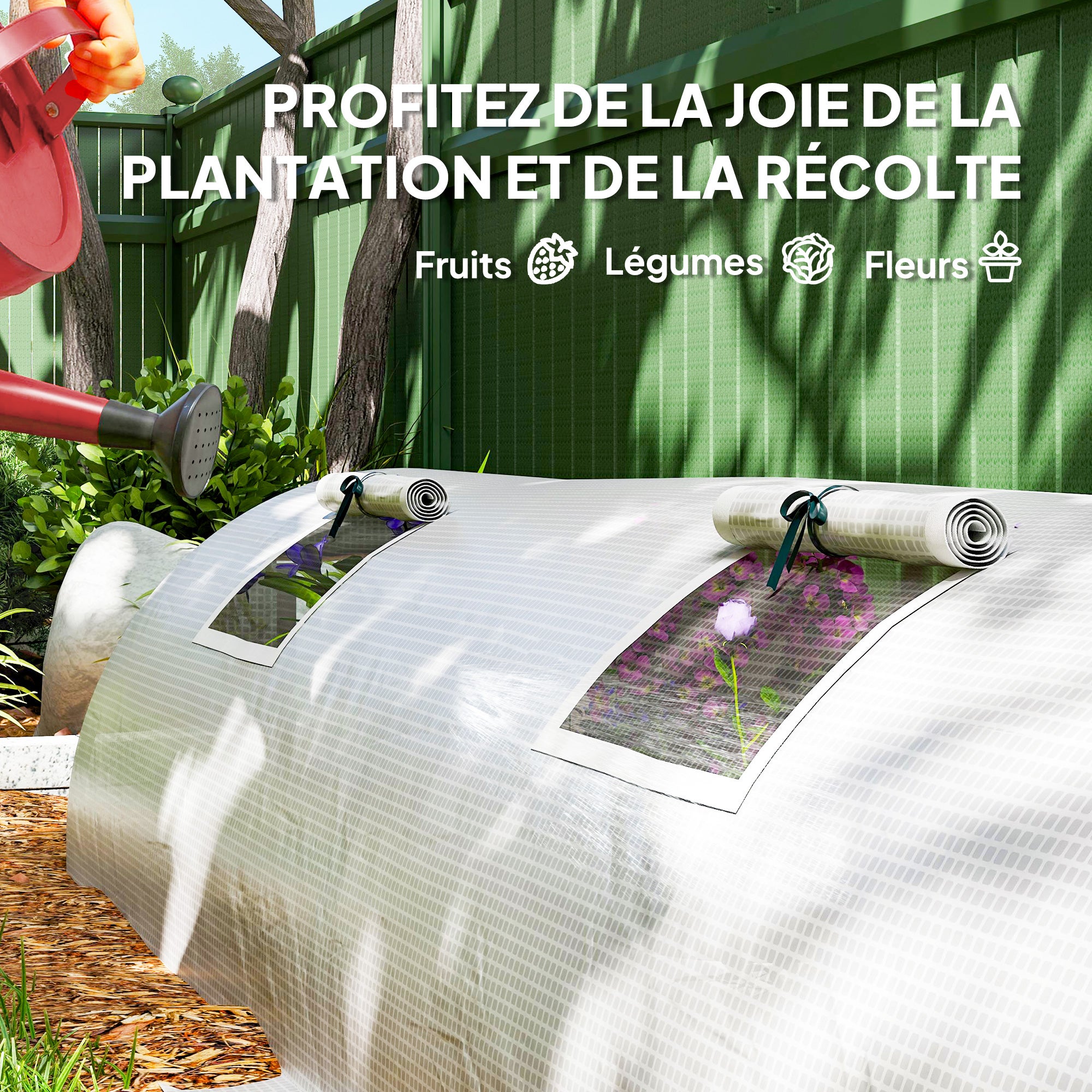 Mini Serre de Jardin PE Outsunny - 6