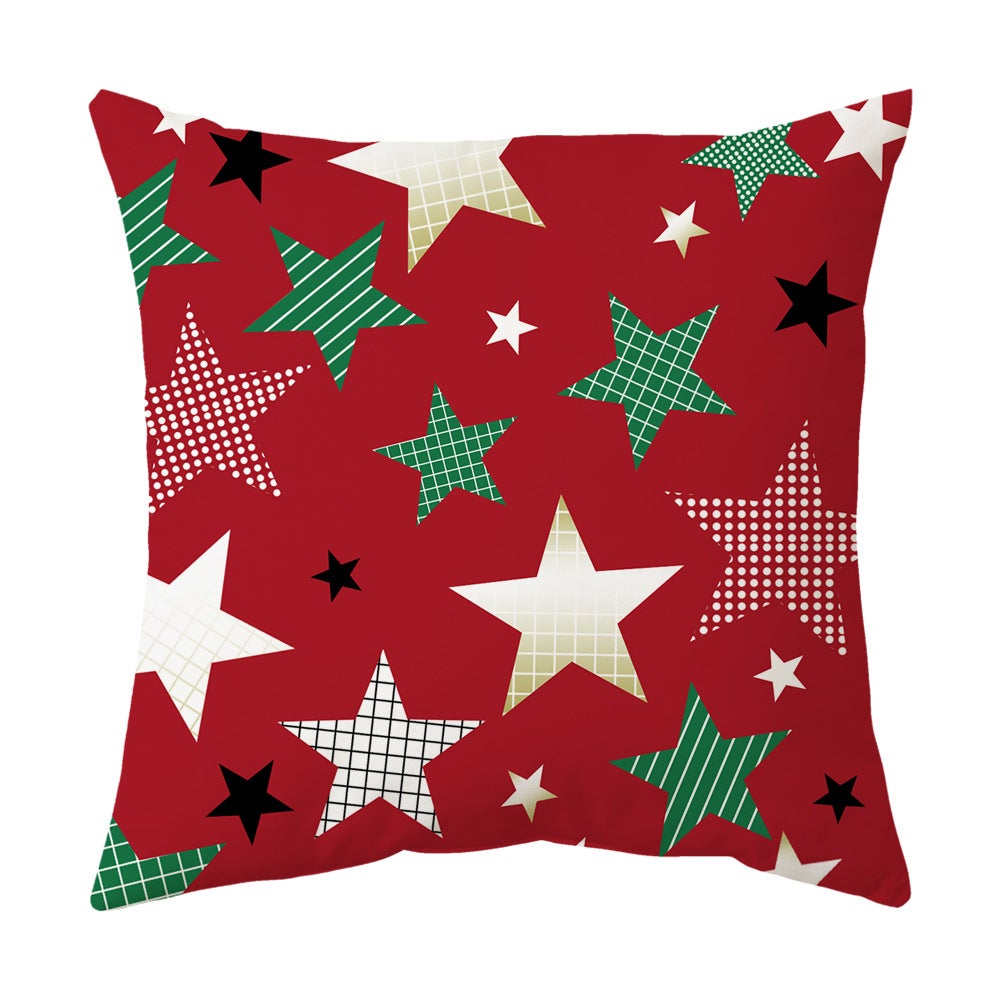 Federe per cuscini natalizi, 45x45 cm, set da 4, decorazioni natalizie