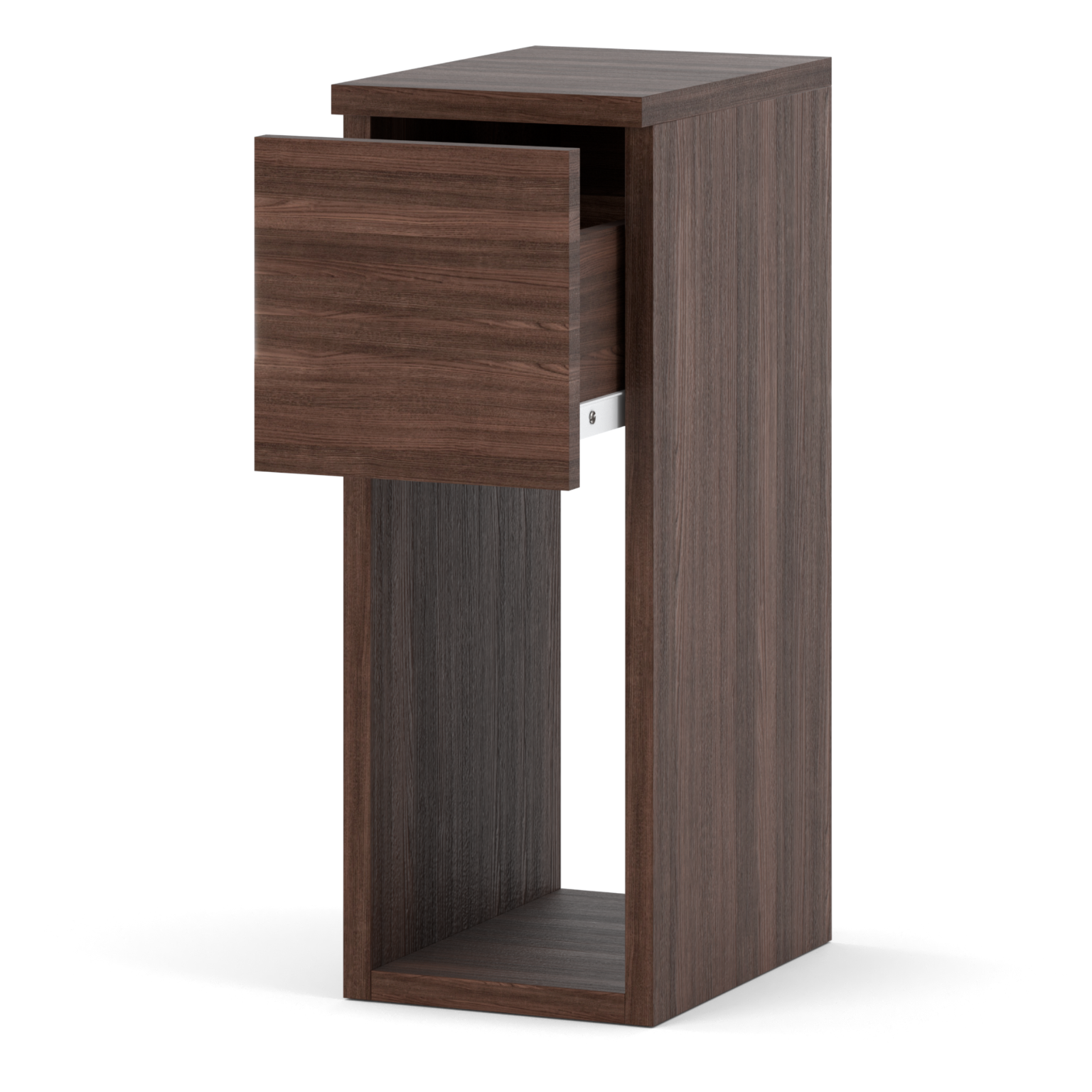 Table de chevet étroite 20 cm chêne wengé - table de nuit pour chambre à coucher - 2