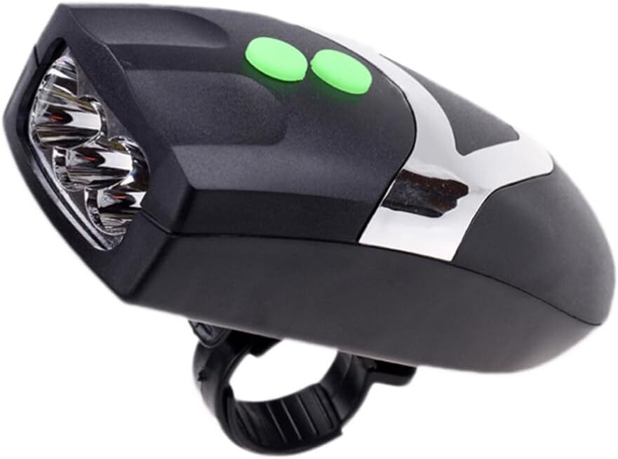 Superjasna lampa LED do roweru z elektrycznym klaksonem – przednie oświetlenie rowerowe