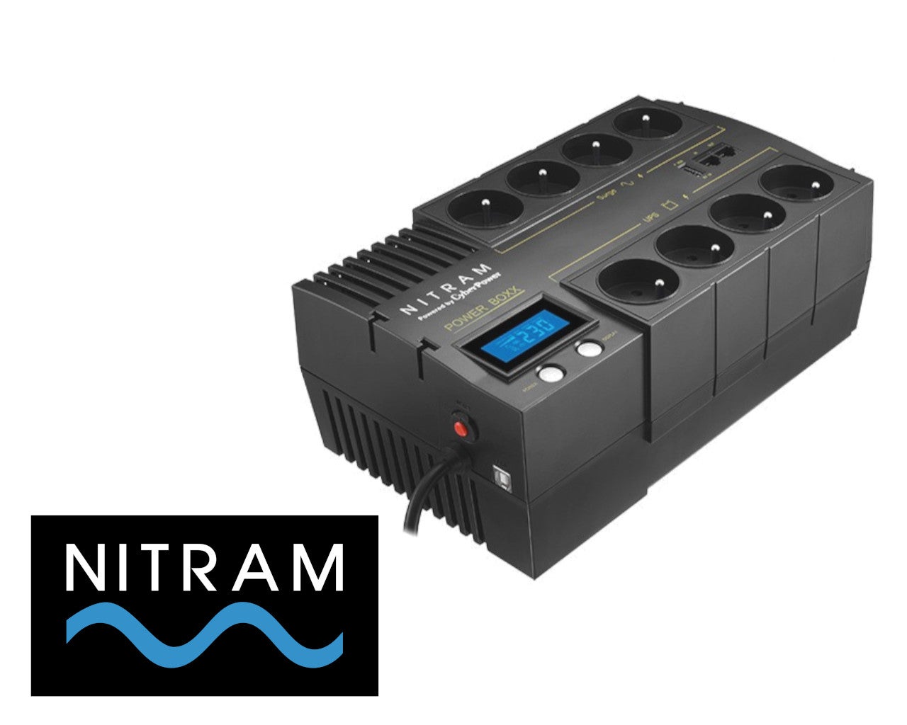 Onduleur Nitram 8 prises de courant 420W / 700VA - 2