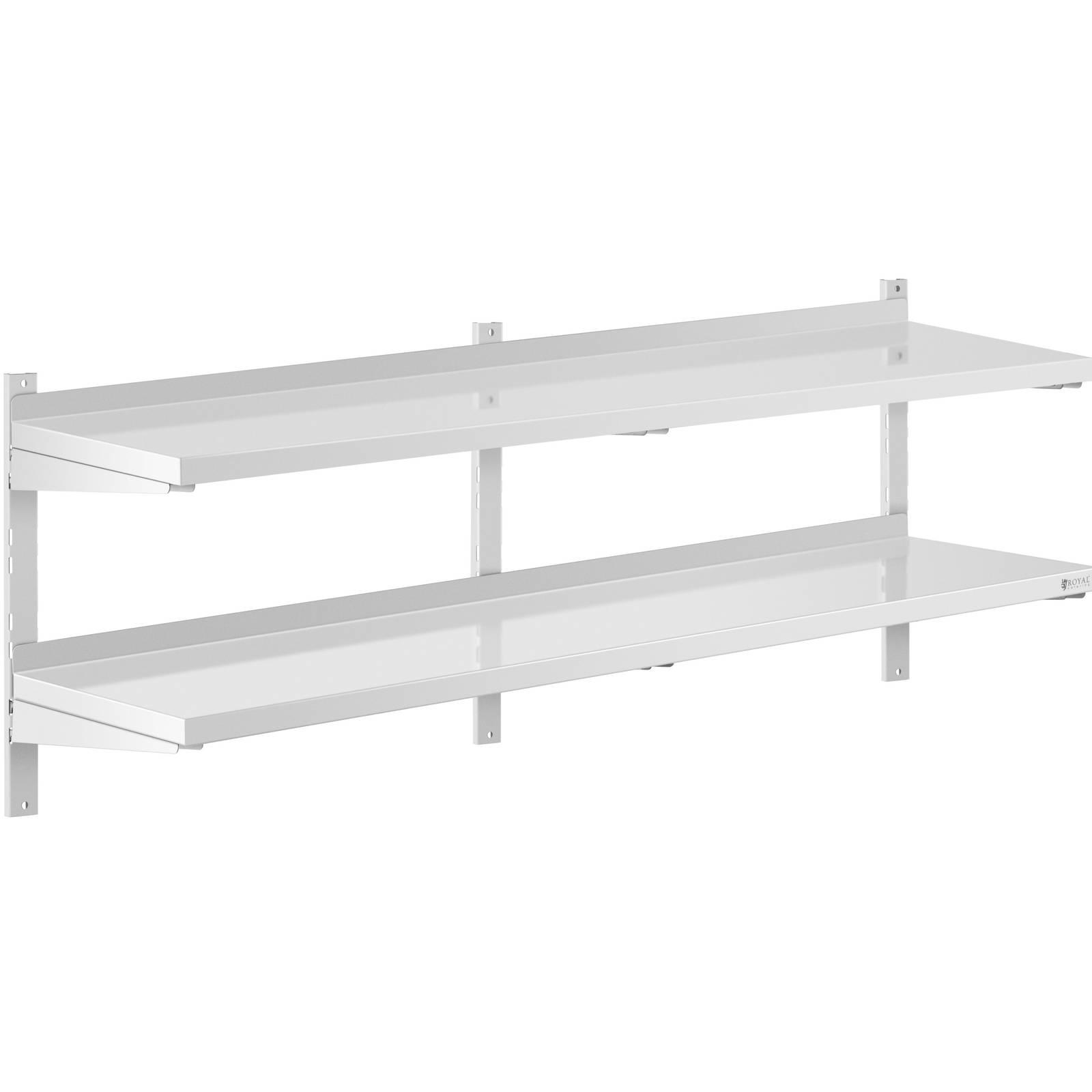 Étagère Métallique Modulable Royal Catering RCMR-760P19 - 3 Tablettes 60x35cm - 120kg - Noir