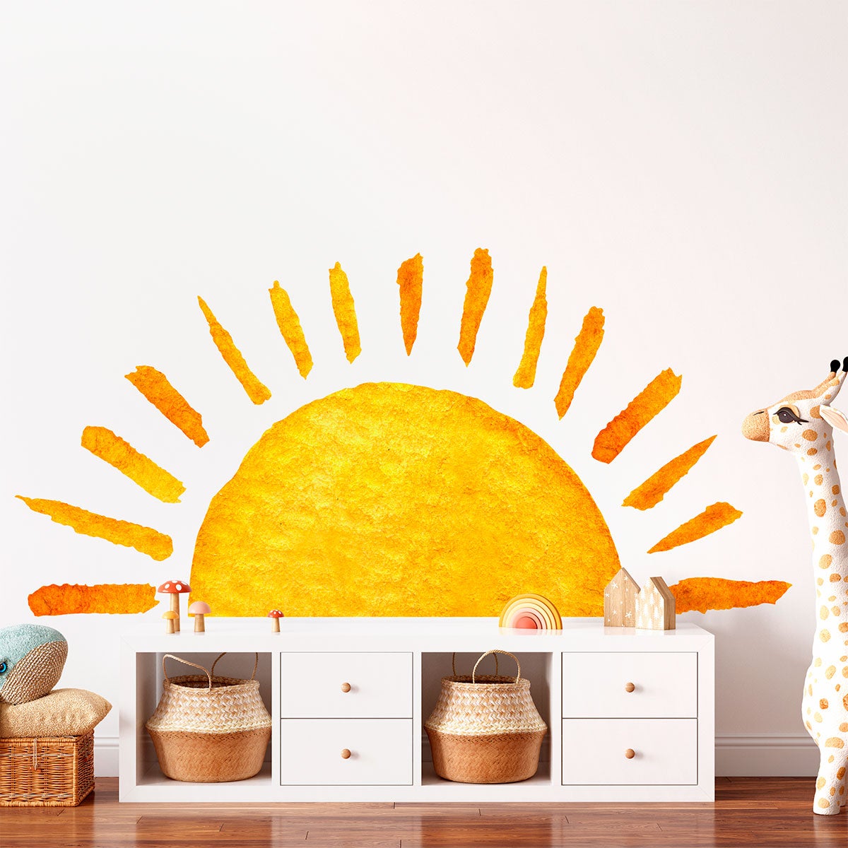 Papel pintado prepegado puesta de sol - adhesivo de pared - revestimiento sticker mural decorativo - m-h60xl75cm