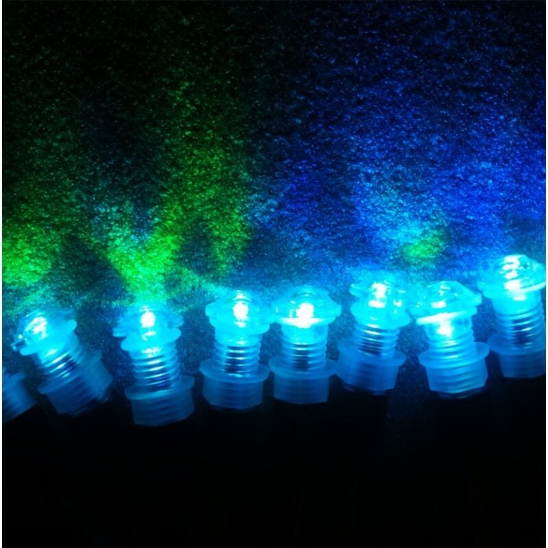 Lot de 9 luminaires chromothérapie étanches IP68 12V pour tous milieux humides - 3