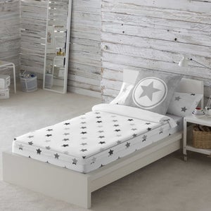 Degrees Home - COLLEZIONE - Lenzuolo con angoli 160 x 190 x 33 - Regolabile - Microfibra poliestere garzata - Bianco