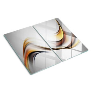 Tulup Planche En Verre Trempé 60x52 Cm - Déco Tigre Dans L'Arbre