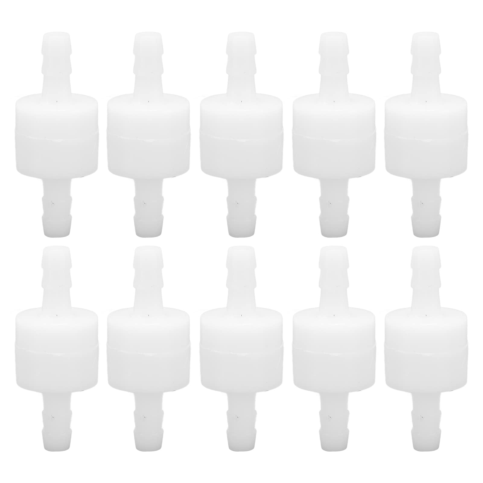 10 pièces clapet anti-retour PE pompe à air d'aquarium à sens unique clapet anti-retour pour l'industrie chimique (6 mm blanc) - 7