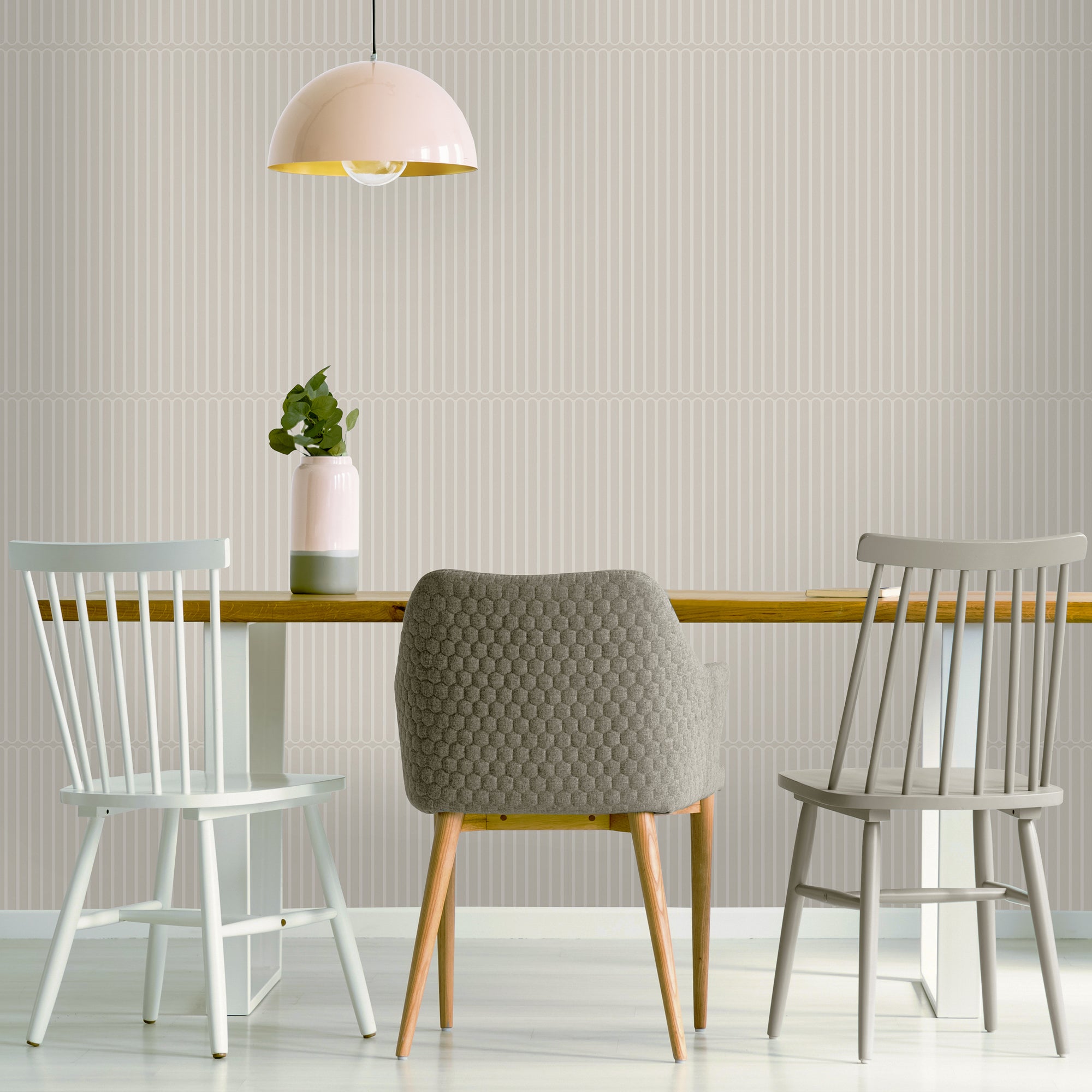 Papier peint intissé Paris soft 1005 x 52cm Crème | Leroy Merlin