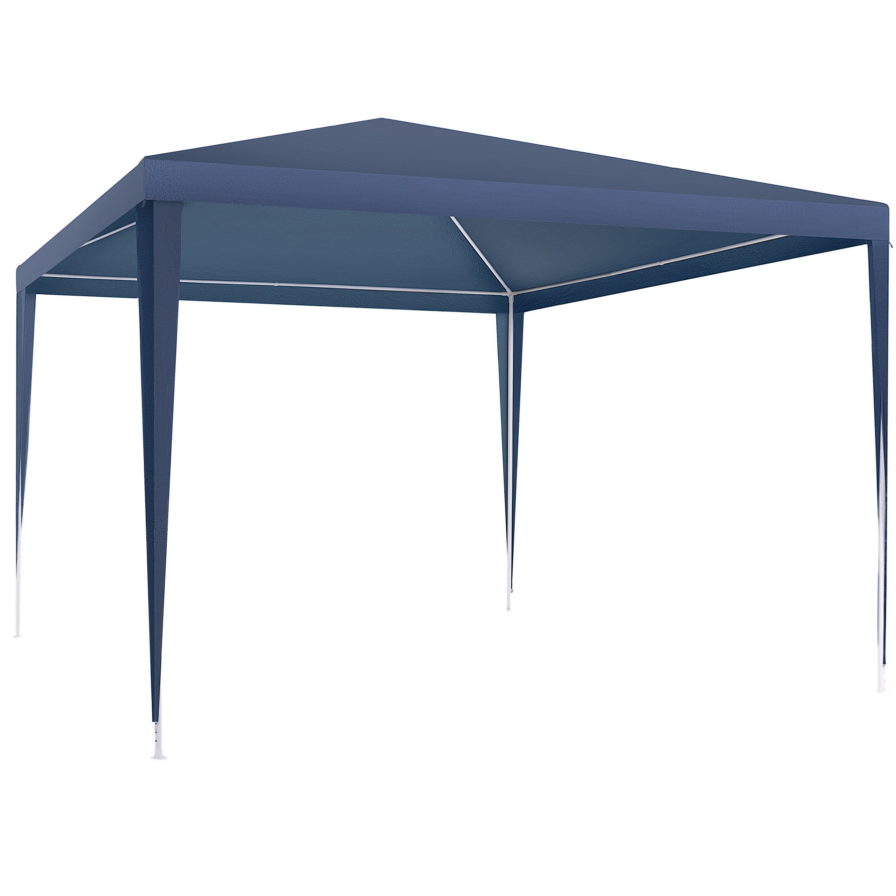 Gazebo Da Giardino 3x3m Con Pareti - Tendone Impermeabile Con Finestre, UV Protection, Grigio, Per Feste