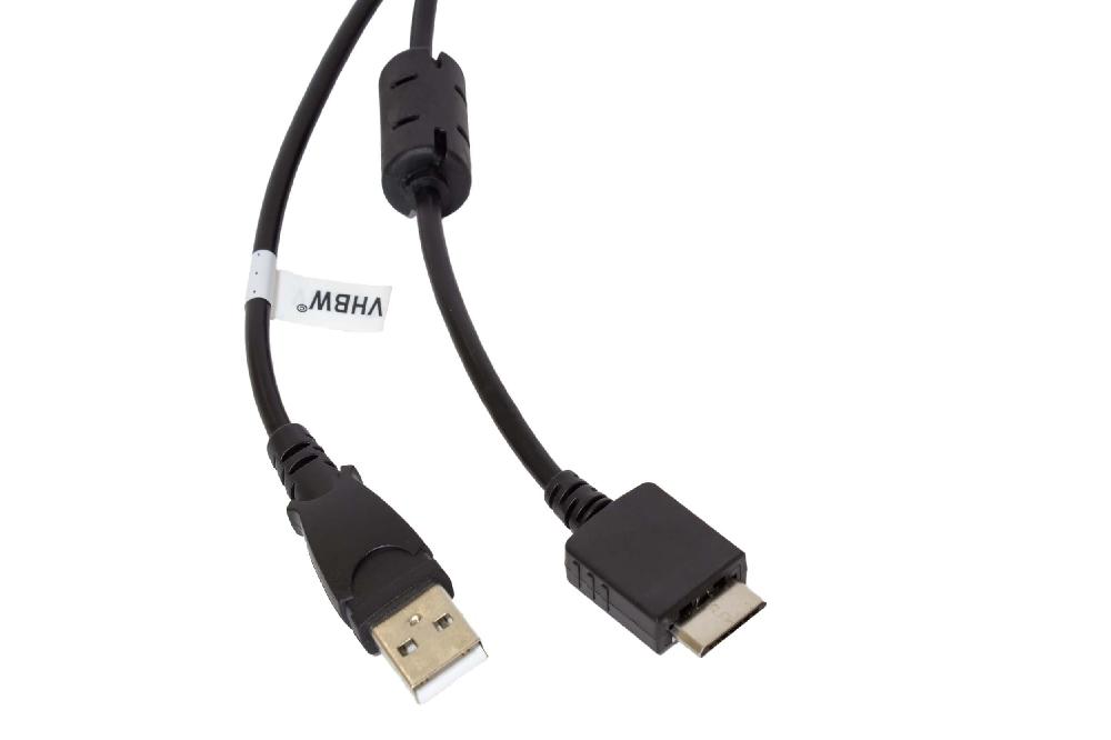 Vhbw Câble USB/Micro USB, 1 M, Noir, Compatible Avec Sony