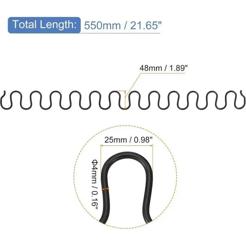 Ressorts de canapé 55 CM 4 pièces facile à installer outils de meubles ...