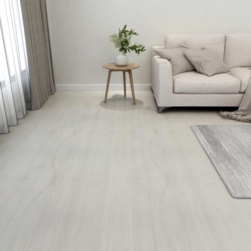 Vidaxl tarimas de suelo autoadhesivas 20 uds pvc crema 1,86 m²