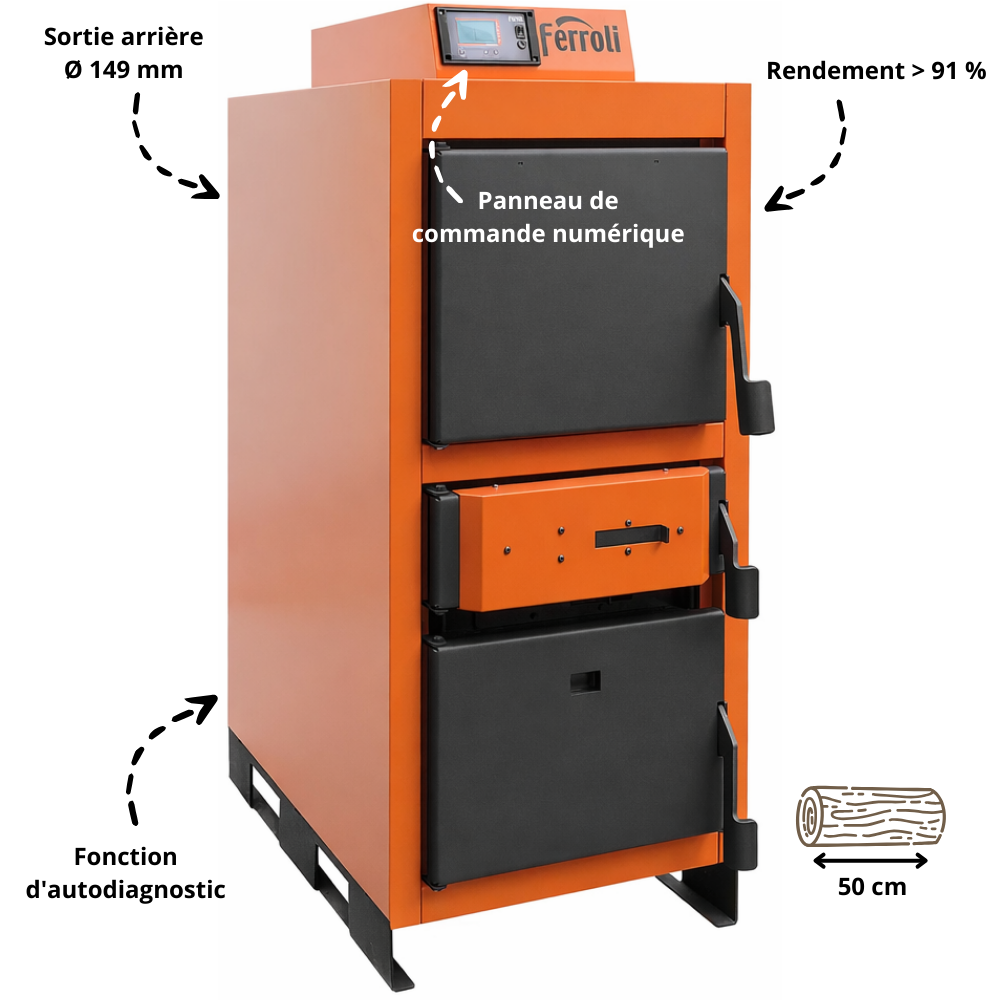 Plaque de protection murale noire en acier isolant Torvak l.80 x H.117 cm Edilinox - 4