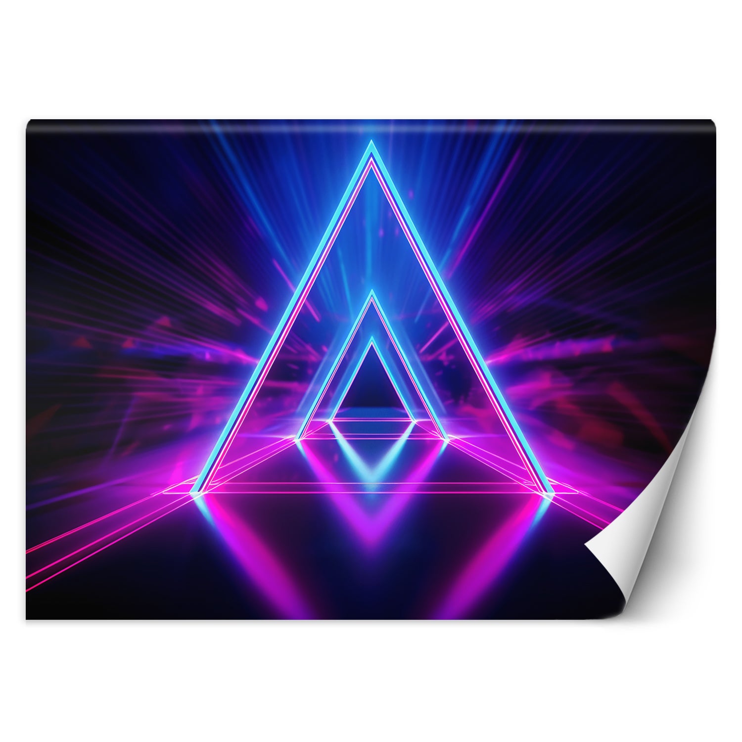 Fototapeta, Neonowy tunel abstrakcja 450x315