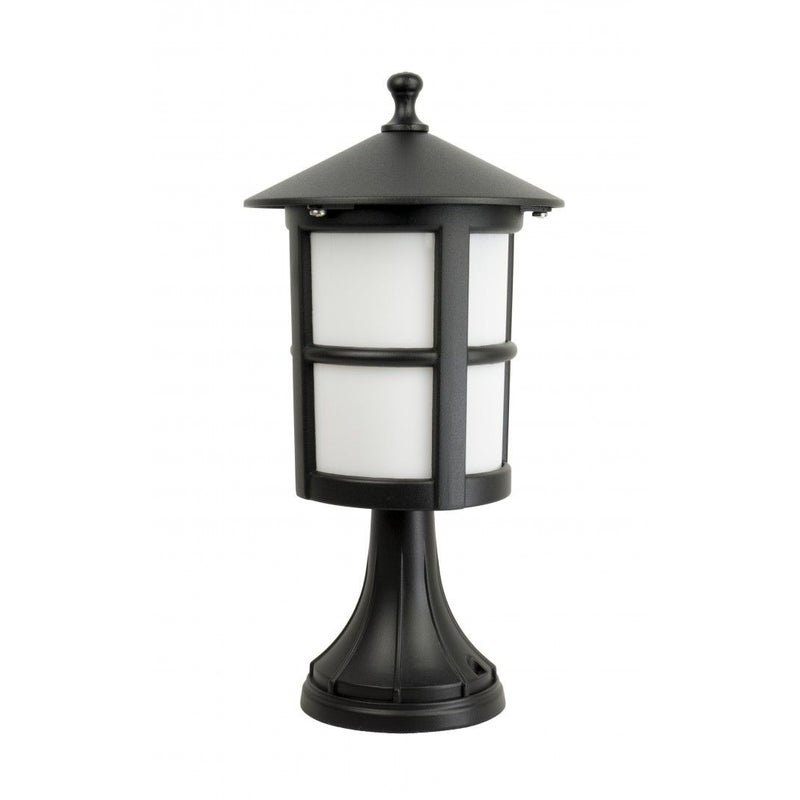 Lampa ogrodowa stojąca Cordoba czarna 1xE27x60W IP23 wym: 41 x 20 x 20 cm aluminium SU-MA