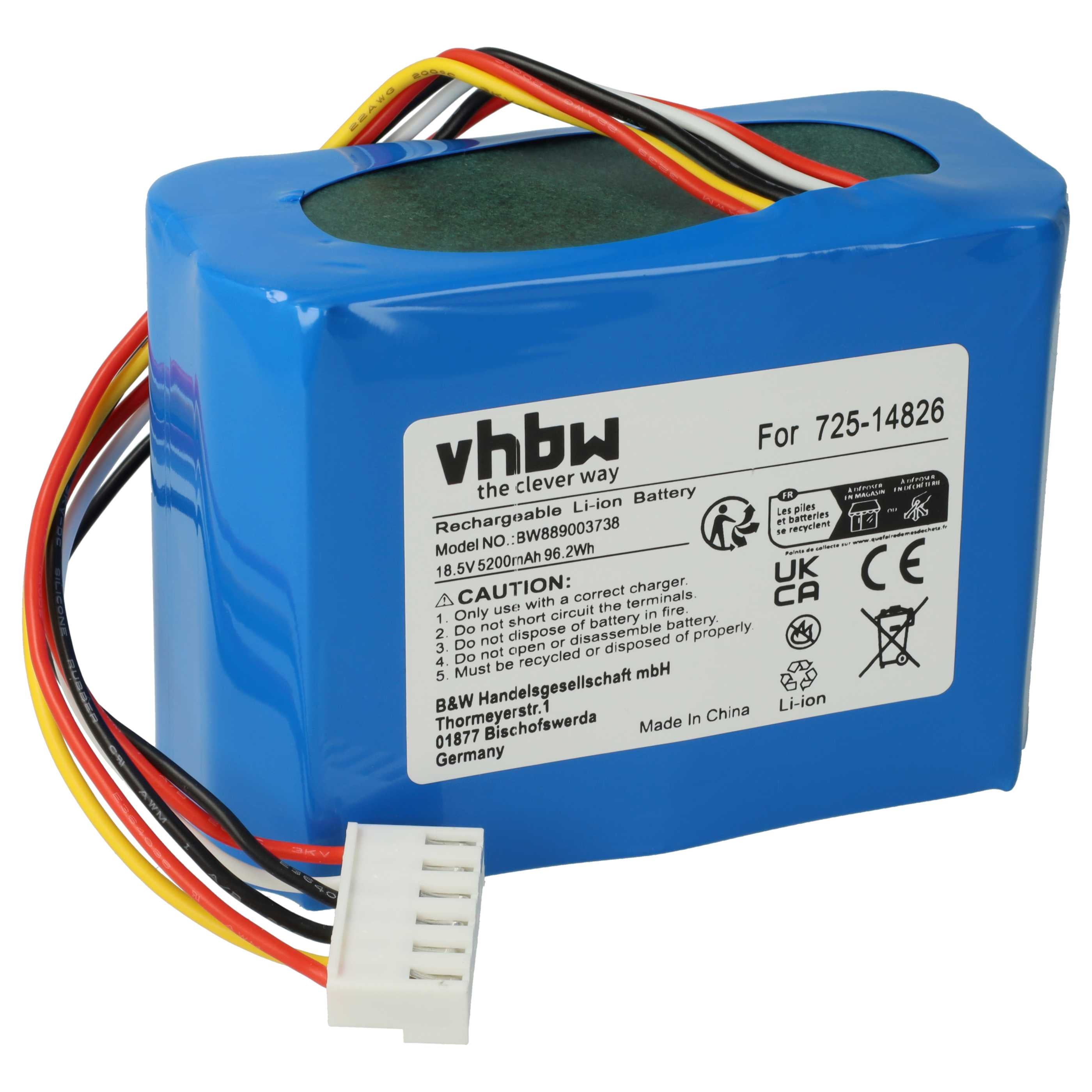 Vhbw Batterie Remplacement Pour Cub Cadet 725-14826, 725-14827, 725
