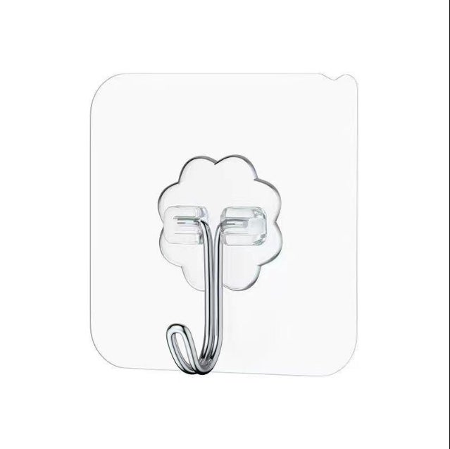 Crochets Adhésifs Multifonctions 4 Crochets Muraux En Silicone Autocollants - Multifonction Pour Salle De Bain, Cuisine, Bureau - Noir, Jaune, Vert, Blanc Crochet Multifonction Silicone