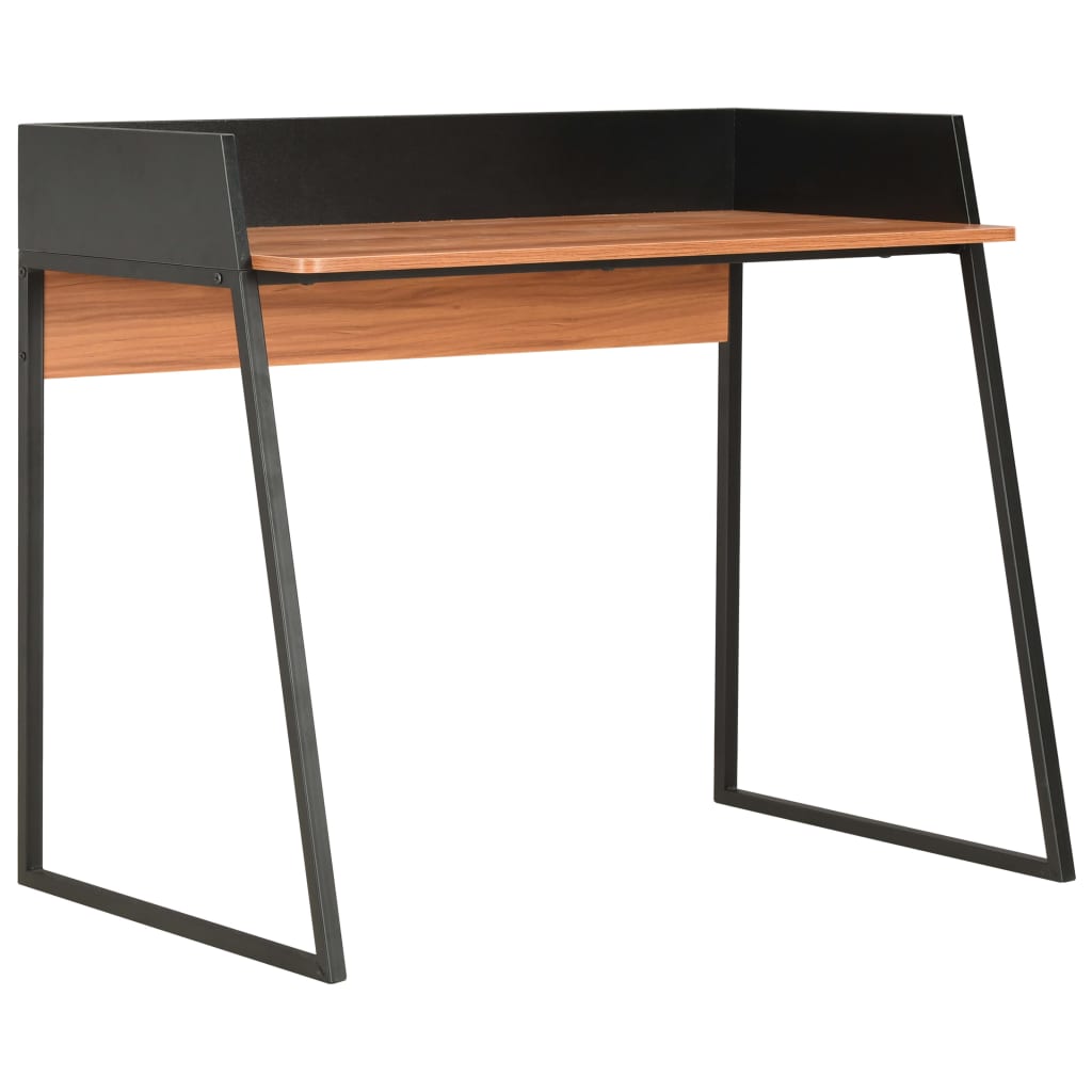 Bureau Table Poste De Travail Meuble D Ordinateur Informatique Tude Et X X Cm Noir