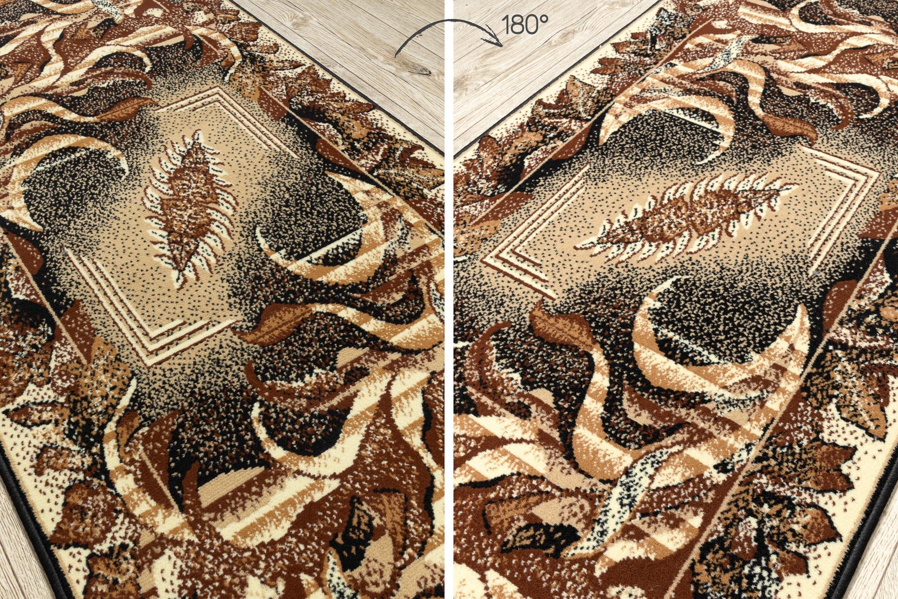CHODNIK BCF LIŚĆ beż (AGAWA) 70 cm 70x180 cm - 3