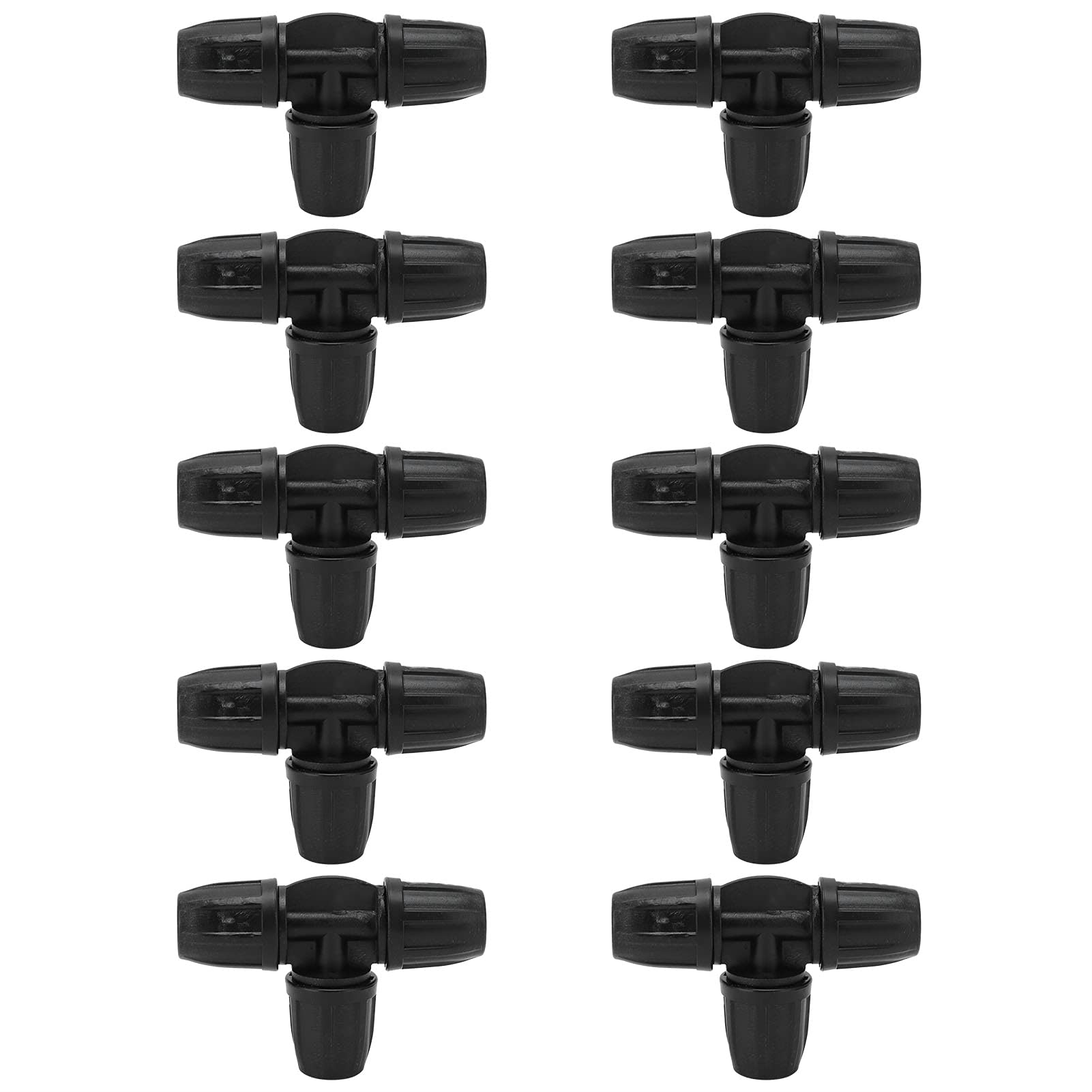 Raccord T Barbelé 1/2 Pouce 20 Connecteurs En T Barbelés Verrouillés Kalolary - Raccord Irrigation Goutte à Goutte 1/2" à 1/4" | Kit Arrosage Jardin Connecteur T Barbelé