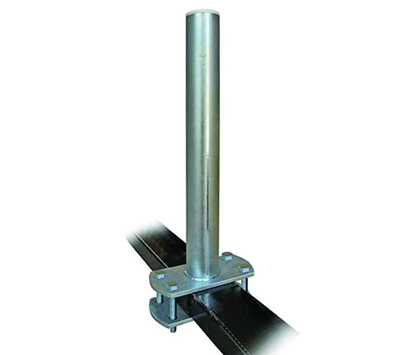SKT QSH05 supporto per tetto per antenna satellitare parabola, Montaggio su travi, acciaio zincato