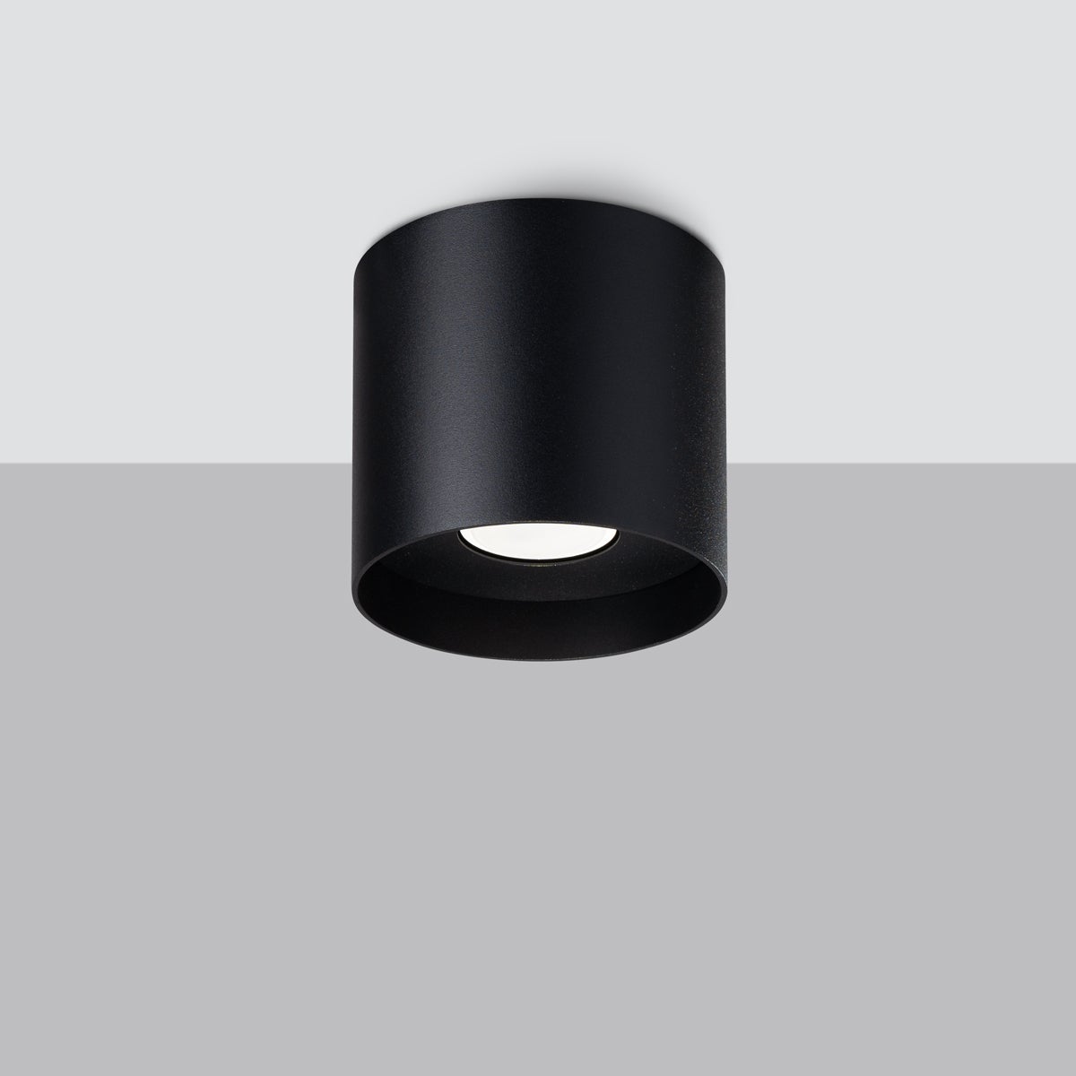 Plafon SHIIS czarny LED 4000K - 12x12x11cm Sollux