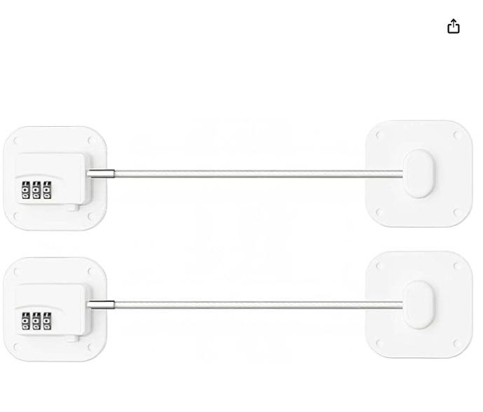 2 Pezzi Serrature A Password Per Frigoriferi, Armadi, Finestre 2 Pezzi Serrature A Password Per Frigoriferi, Armadi, Finestre