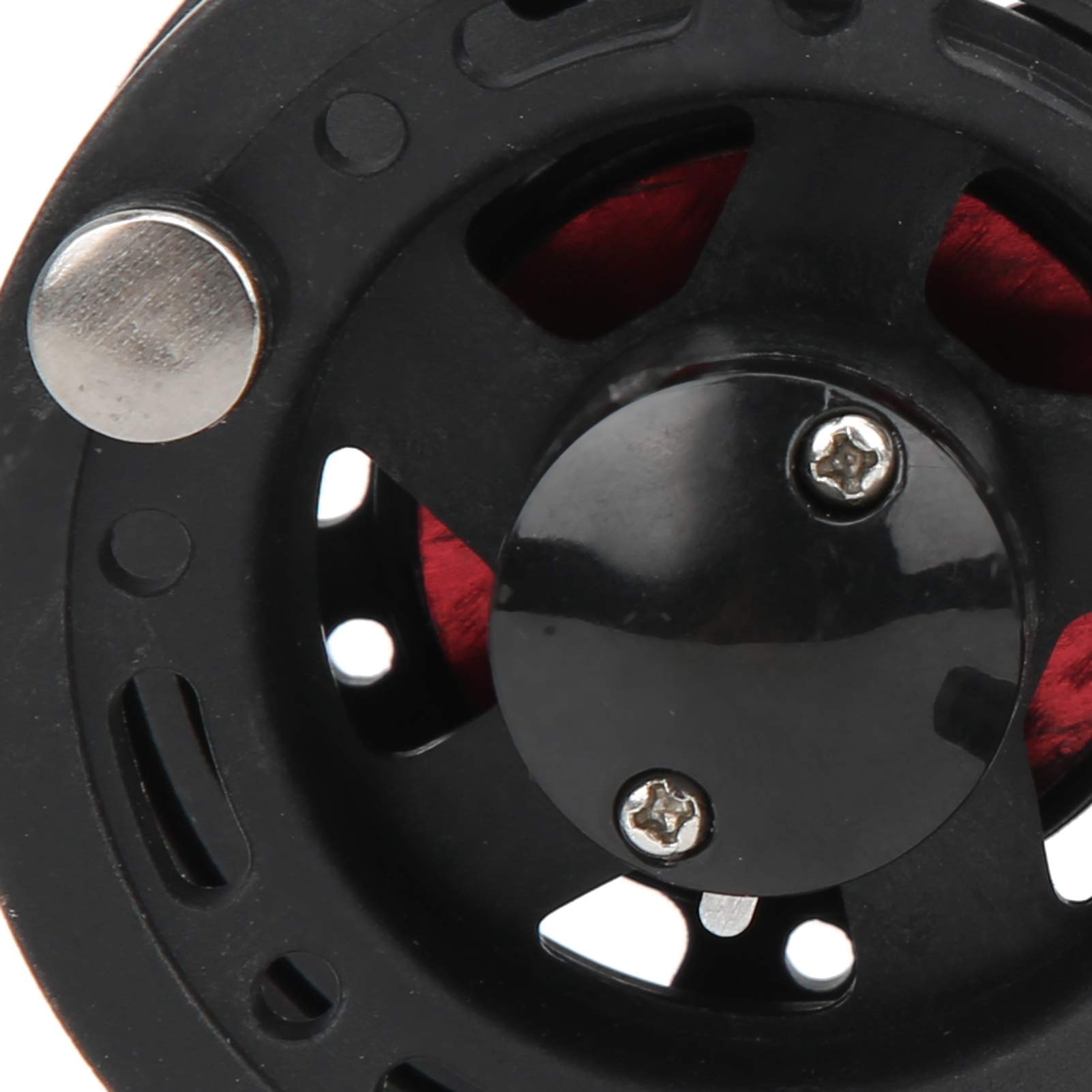 Mulinello da pesca Ruota anteriore in metallo per pesca sul ghiaccio Pesca a mosca Mano destra Commutazione Piede alto (5 cm) - 8