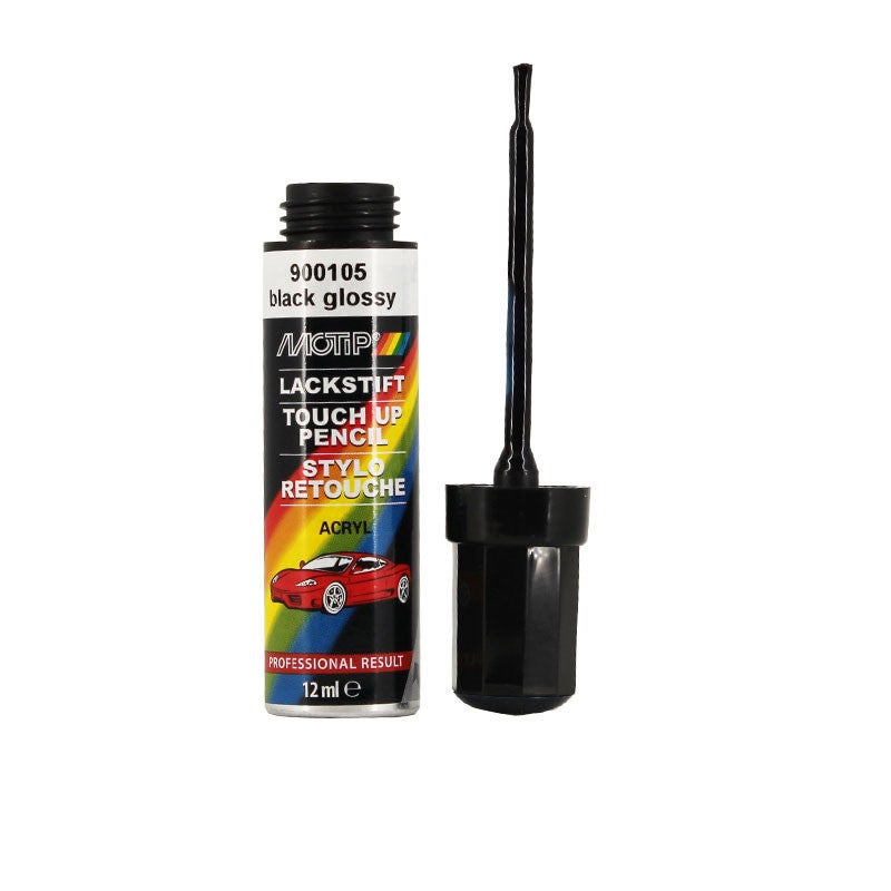 Stylo de retouche - Carrosserie - Noir brillant - Toutes marques - Motip - 2