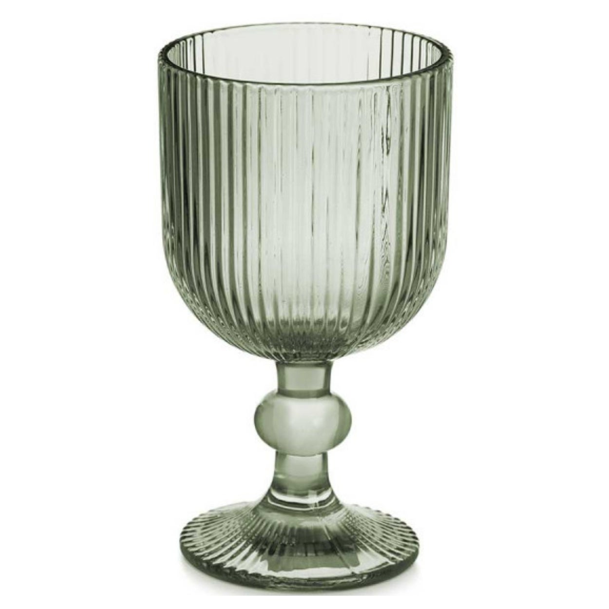 Kieliszek do wina Vivalto prążkowany zielony 260 ml 1 szt.