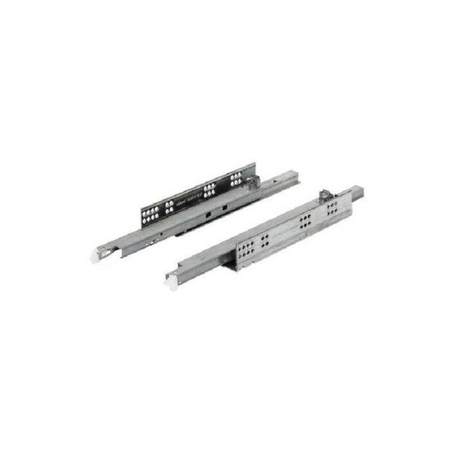 Coulisse invisible Blum COU560H400B 400 mm 30 kg zinguée pour tiroir bois BLUMOTION