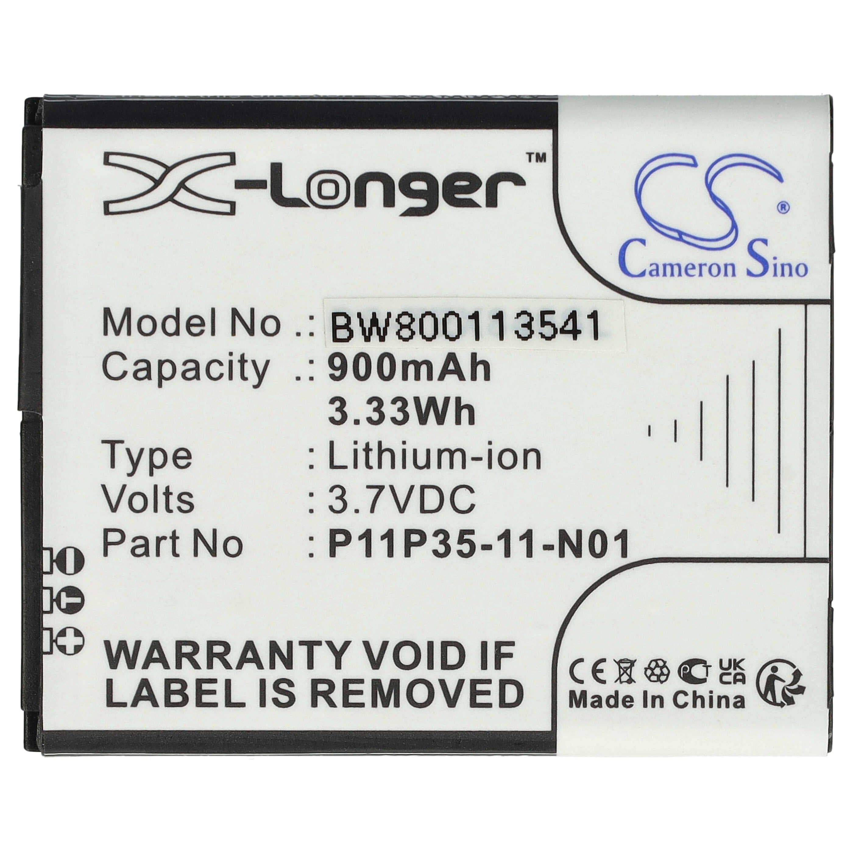 Vhbw-batterij Compatibel Met Polaroid PROZ500PR003 Mobiele Telefoon Smartphone Telefoon 900mah 37v Li Ion Vhbw-batterij Compatibel Met Polaroid PROZ500PR003 Mobiele Telefoon Smartphone Telefoon 900mah 37v Li Ion
