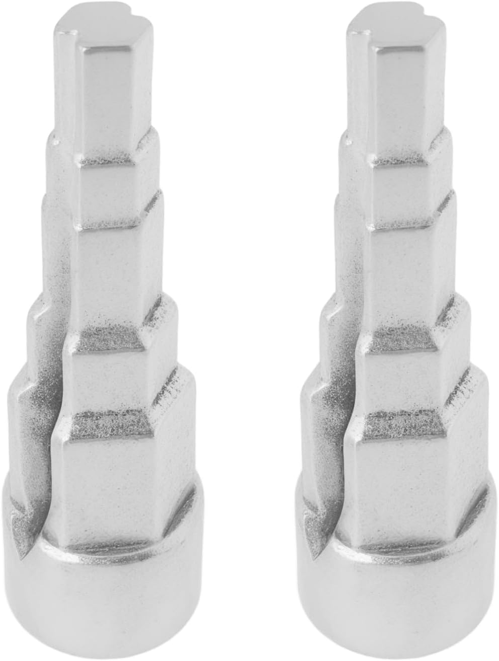 Klucz do grzejnika 1/2, 85 x 13 mm, srebrny, zestaw 2 szt., klucz kwadratowy, odpowiedni do zaworów rurowych, termostatów