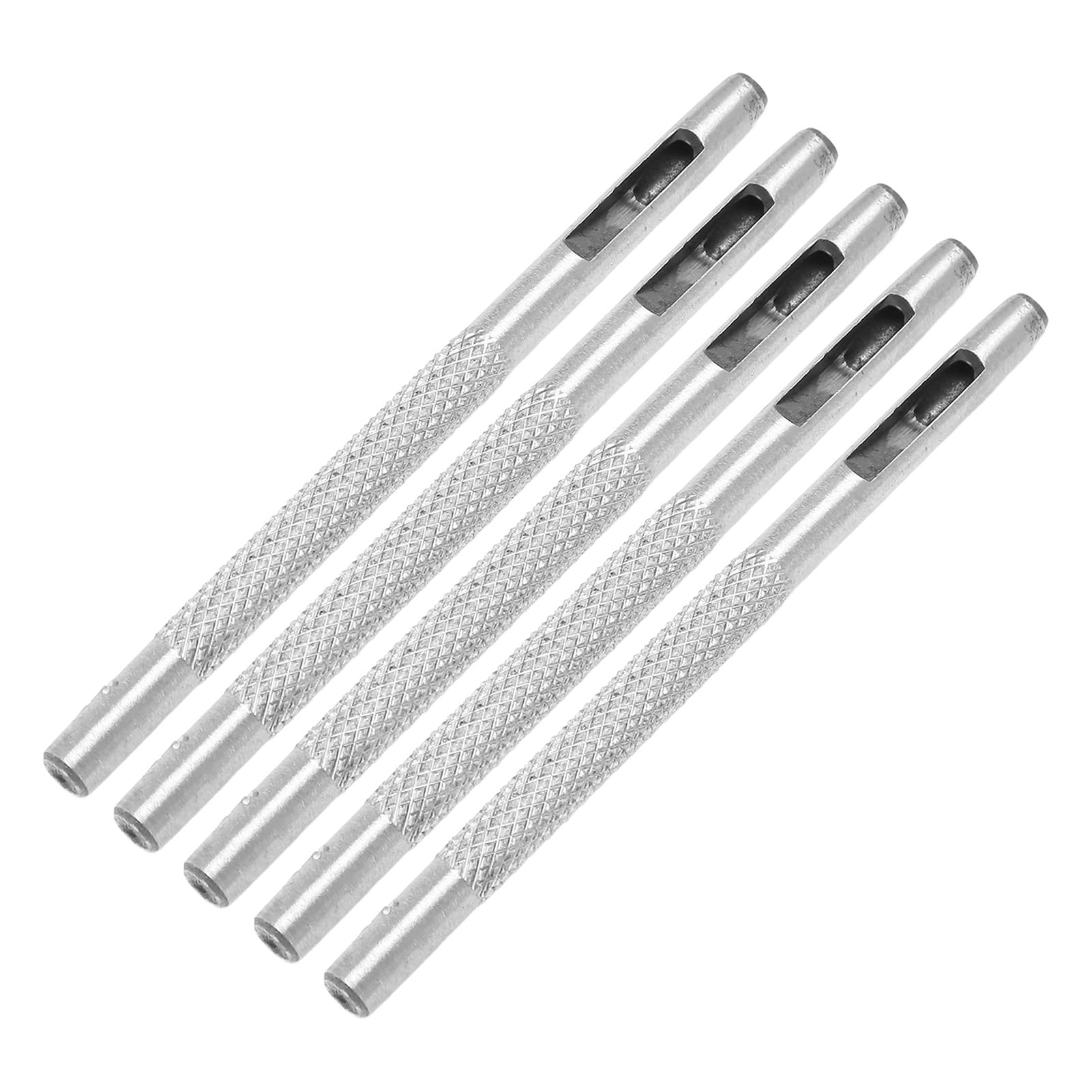 Kit 11 Punzoni Rotondi In Acciaio Per Buchi Precisi Su Pelle, Cuoio E Tessuti - Ideale Per Fai Da Te E Artigianato - Foto 6