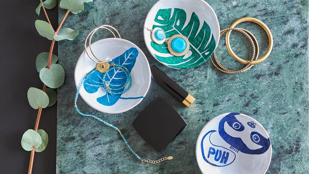 edding Porzellan-Pinselstift grün 6er Set - 6