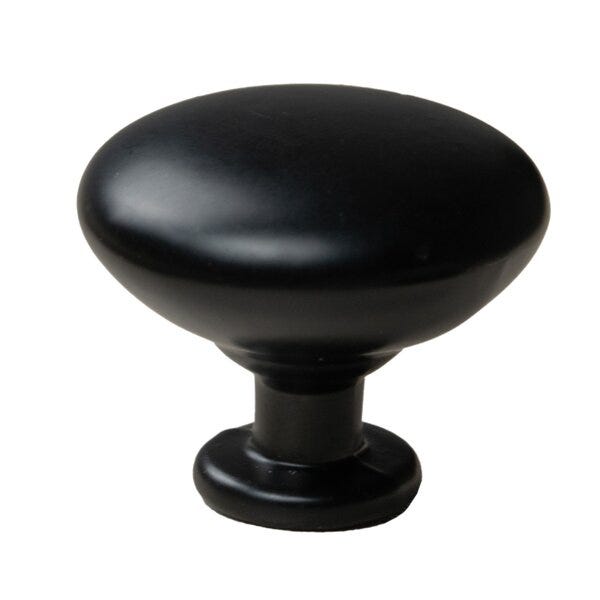 Rotud Mâner rotund de mobilă din metal negru | Leroy Merlin