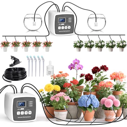 Stoppini Per Irrigazione Automatica Fai Da Te – 2 Rotoli Da 20 Mt In Cotone – Ideali Per Piante In Vaso E Vacanze