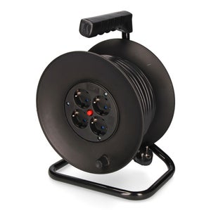 Avvolgicavo Da Giardino Brennenstuhl Garant G 25m - IP44, Cavo Rosso Resistente A -35°C, Con Maniglia Cablepilot